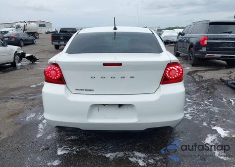 2012 Dodge Avenger Se from USA, damaged, VIN 1C3CDZABXCN259774